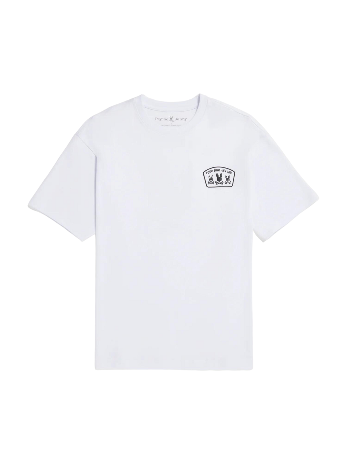 Relaxed Fit Short Sleeve Graphic Tee - White