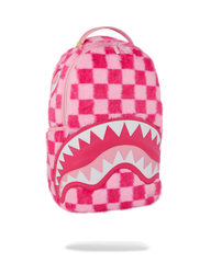 FURZILLA SHARK (PINK CHECK) BACKPACK