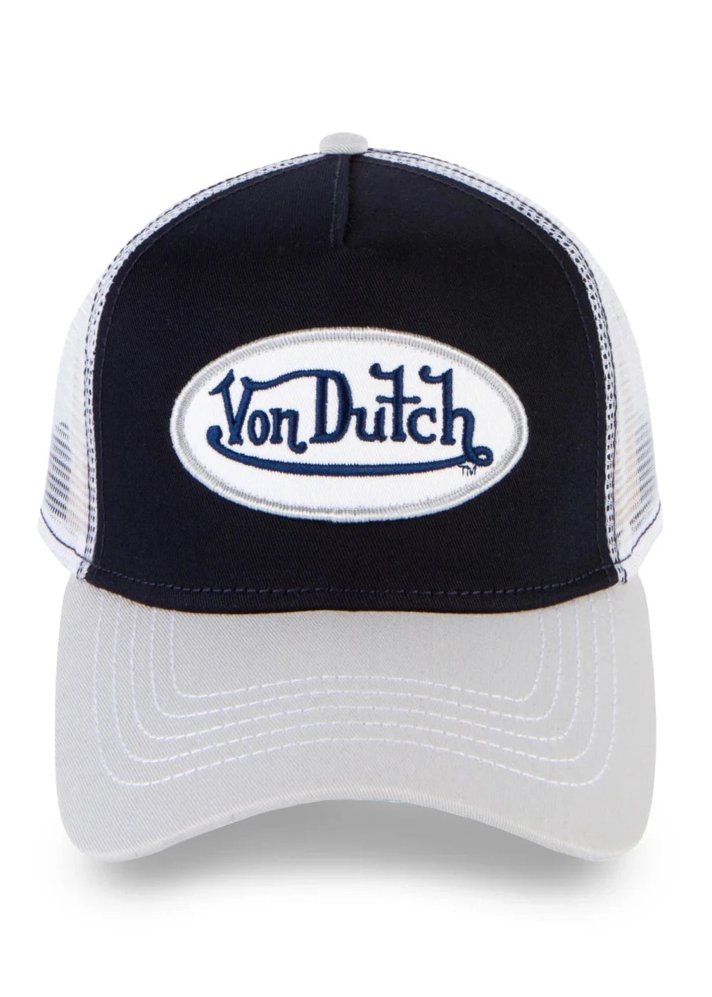 Von Dutch Navy with Silver Trucker