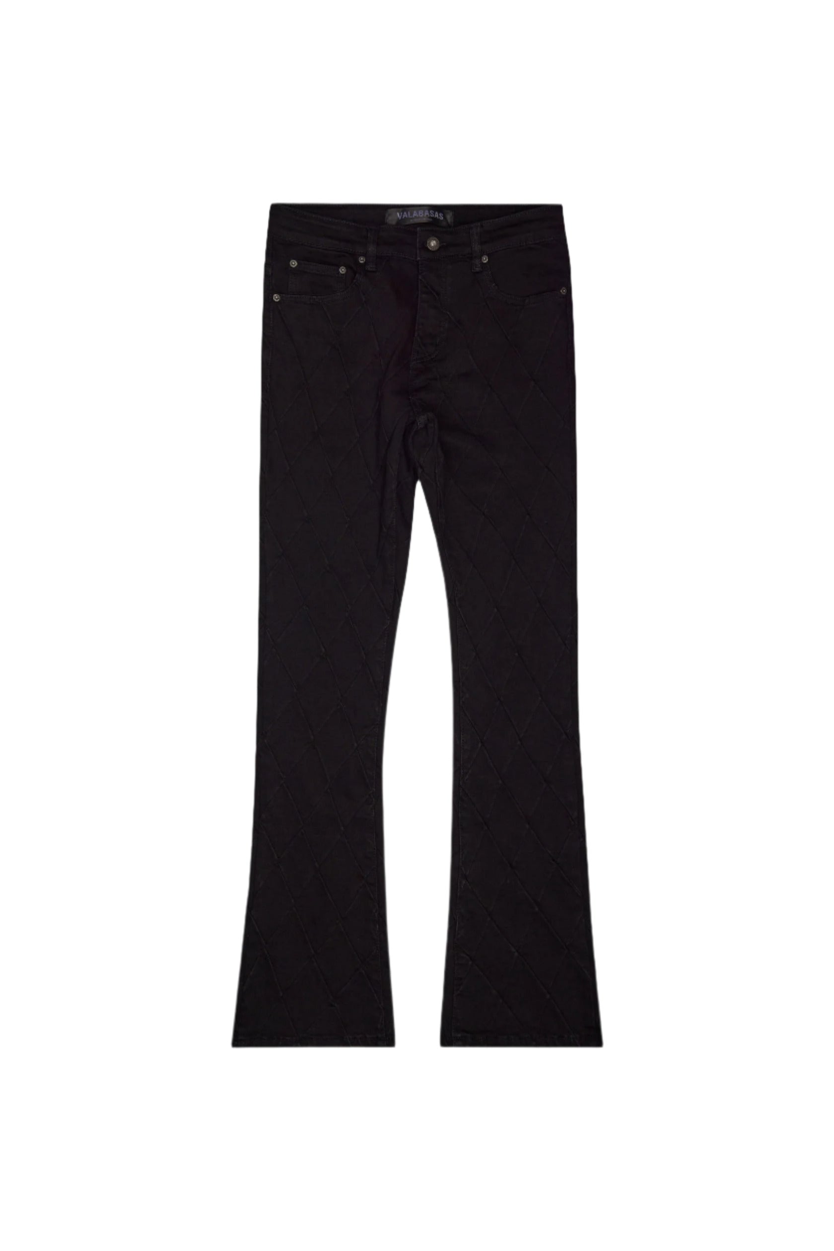 Valabasas Tire Stacked Flare Jeans