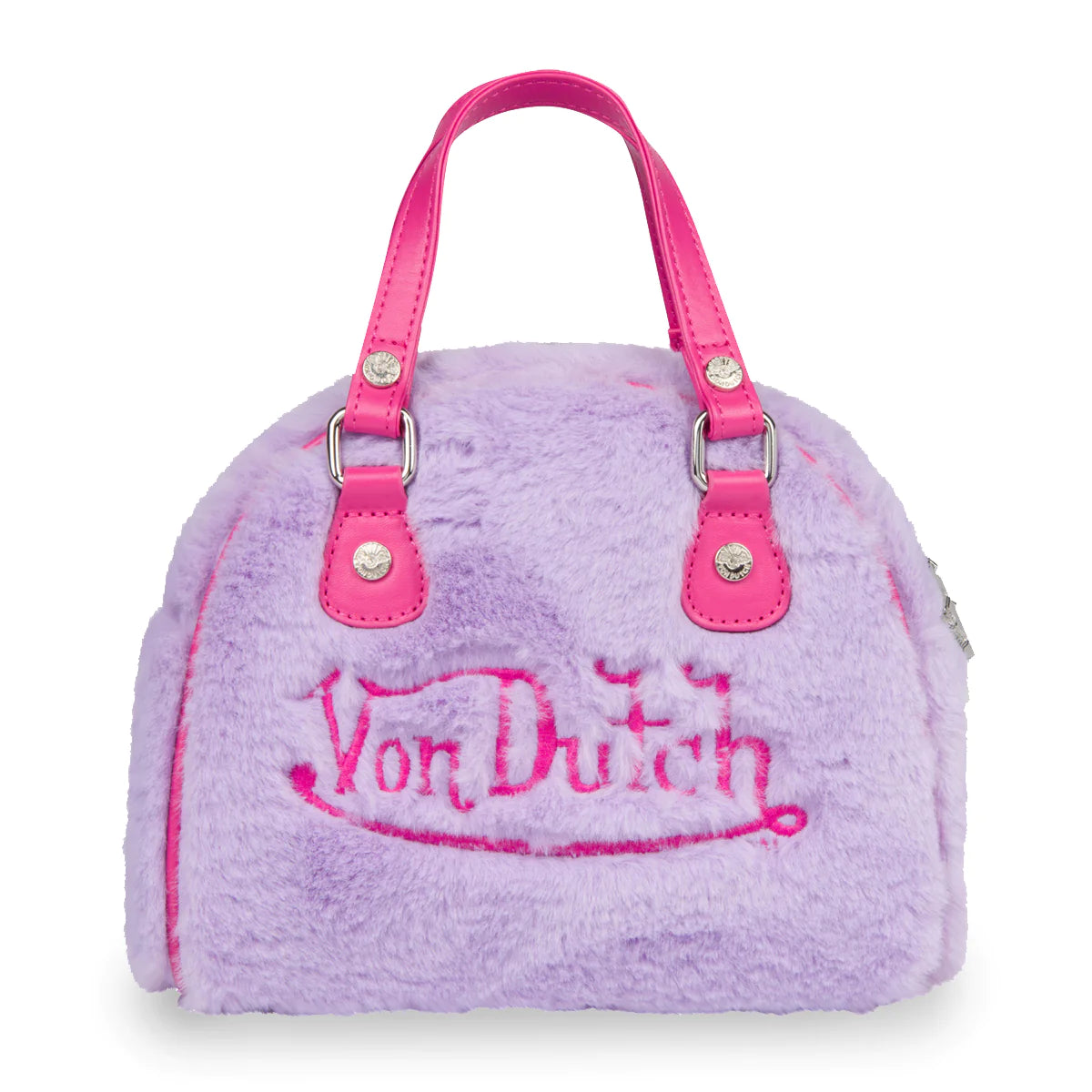 Hot Pink Cheetah Bowling Bag Small - Von Dutch