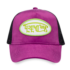 Von Dutch PURPLE LIME VELVET CRUSH TRUCKER
