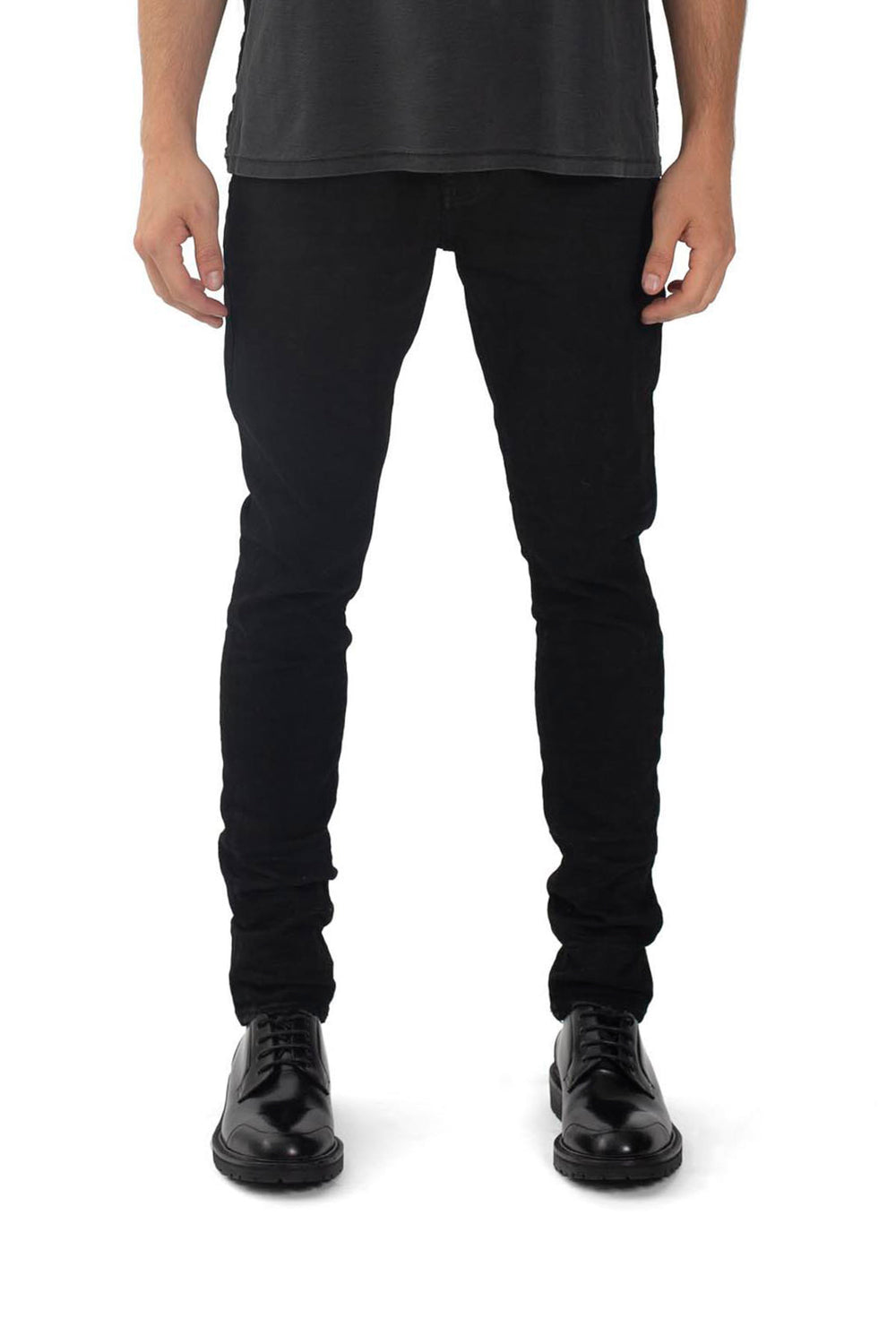 Purple Brand P001 Black Resin 3D Jeans