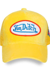 Von Dutch Yellow Hollywood Velvet Trucker