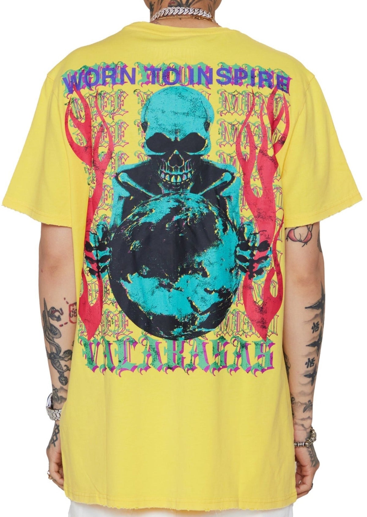Valabasas Yellow Free Minds 2 Tee