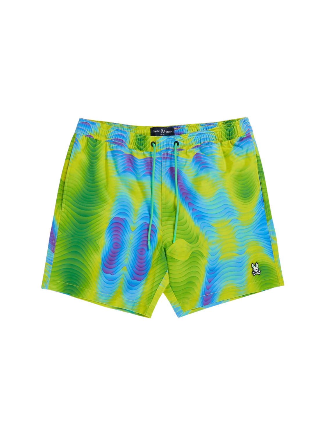 men's Montgomery swim trunk turns swimwear on its head with a dizzying all-over pattern