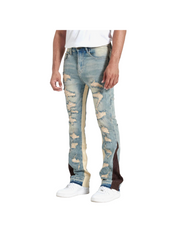 SUGARHILL Augustus Stacked Flare Jeans