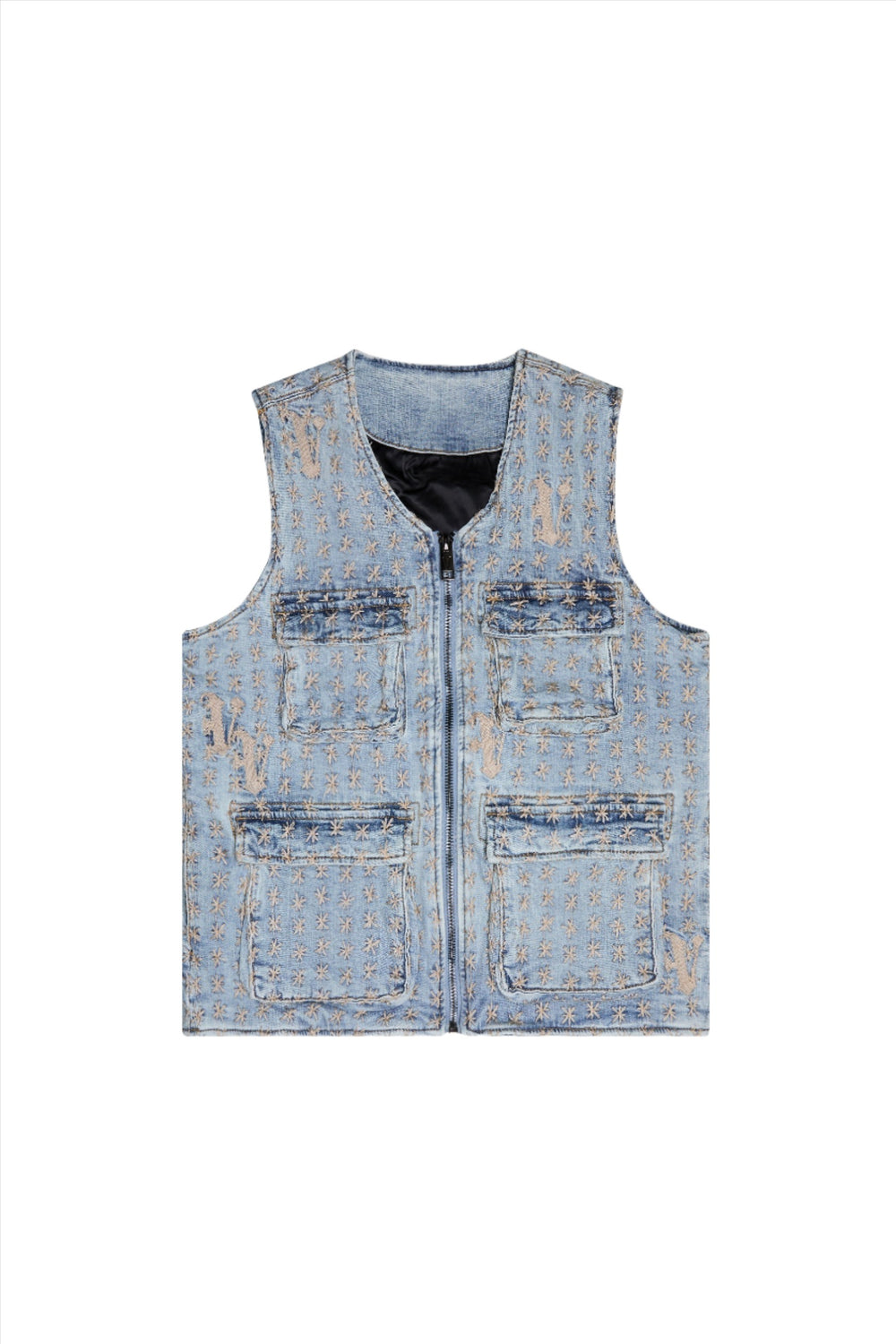 VALABASAS STARLET LT. VINTAGE BLUE / CREAM Vest