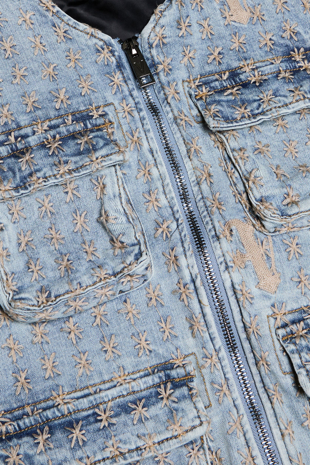 VALABASAS STARLET LT. VINTAGE BLUE / CREAM Vest