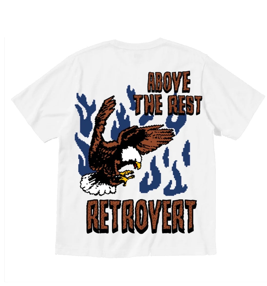 Retrovert NAVY & White BIRD TEE