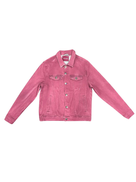 Men Pink Denim Jacket at Rs 900 | Mens Jacket in Ghiraur | ID: 23187417355