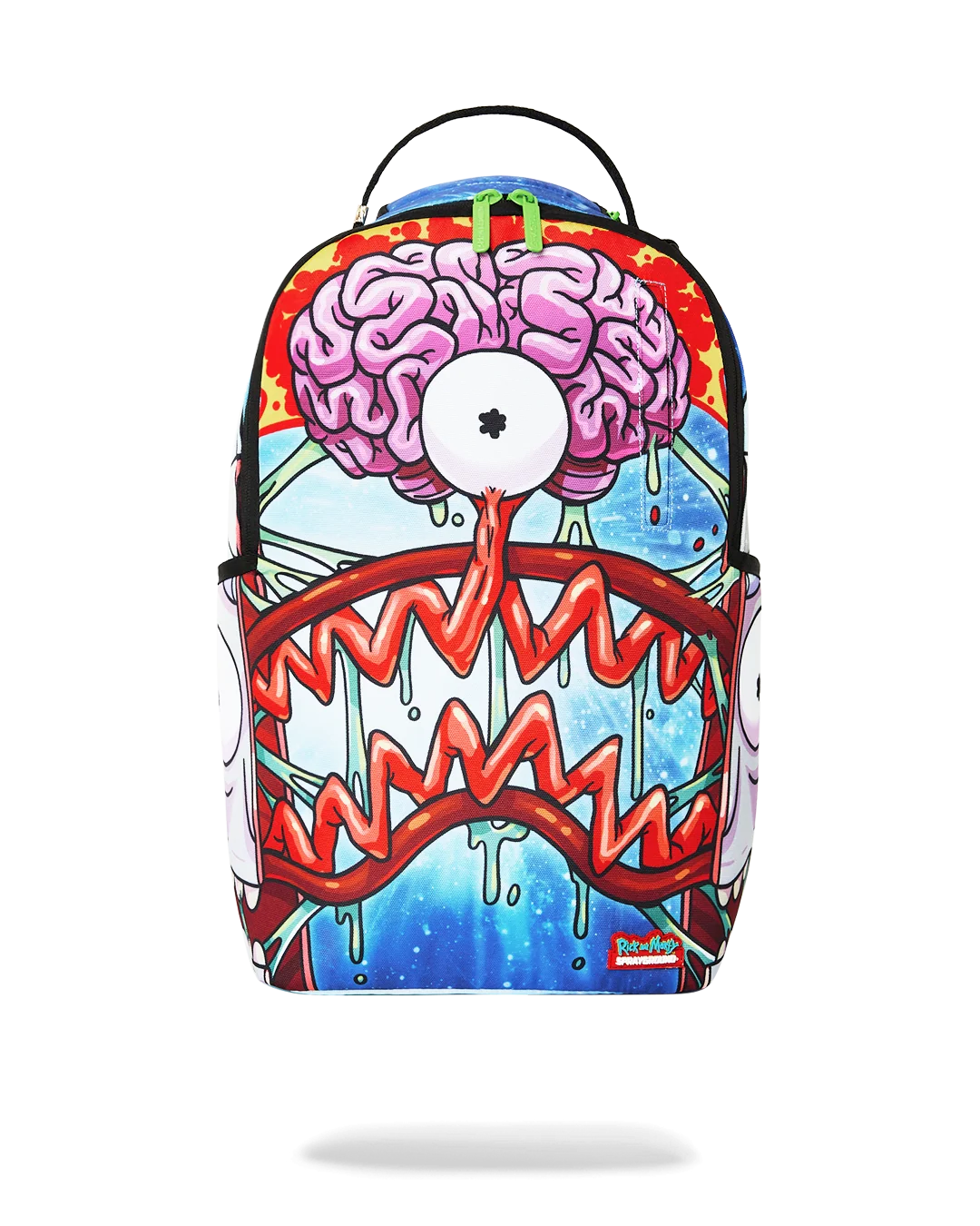 RICK AND MORTY SPLIT RICK HEAD GUTS BACKPACK