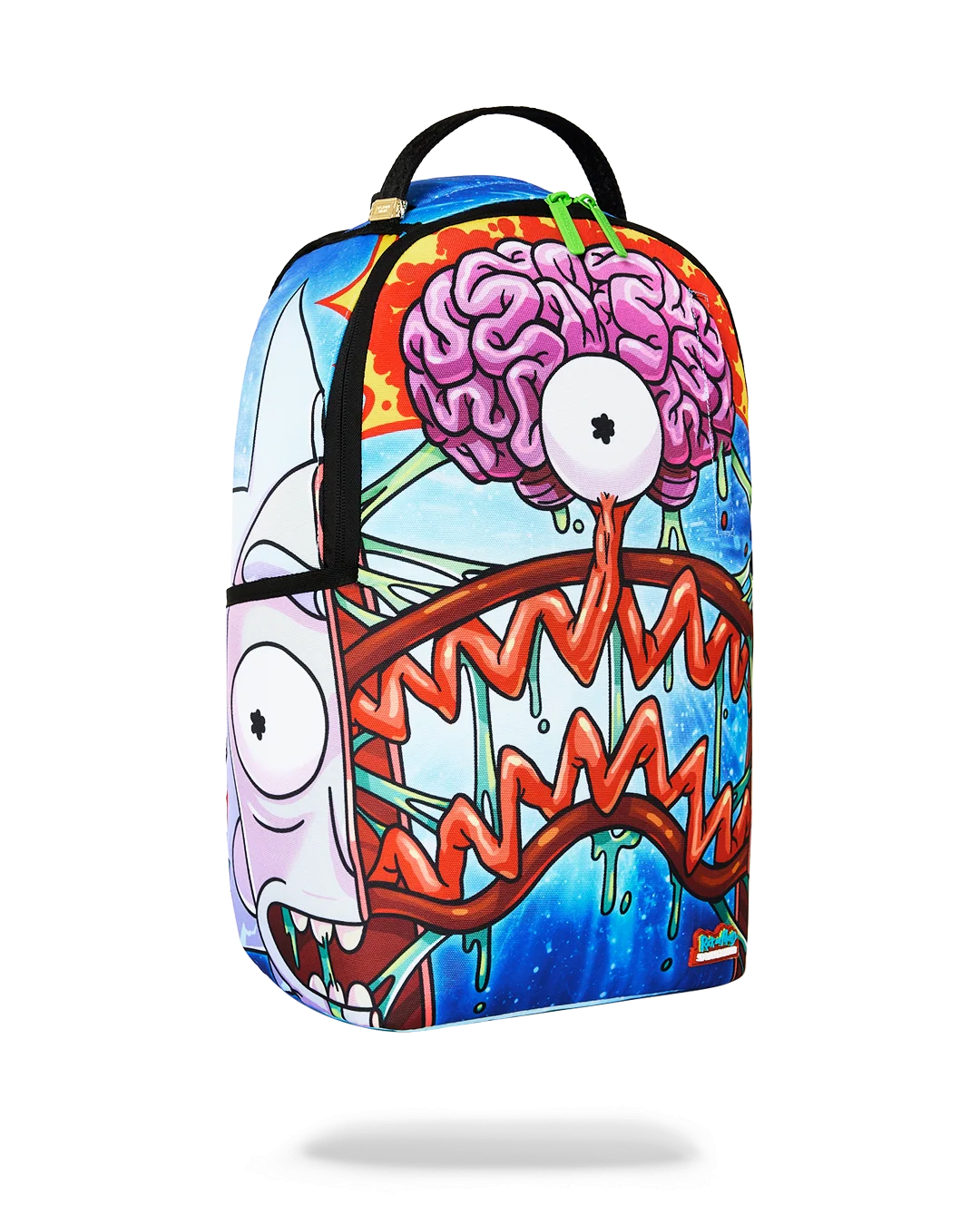 RICK AND MORTY SPLIT RICK HEAD GUTS BACKPACK