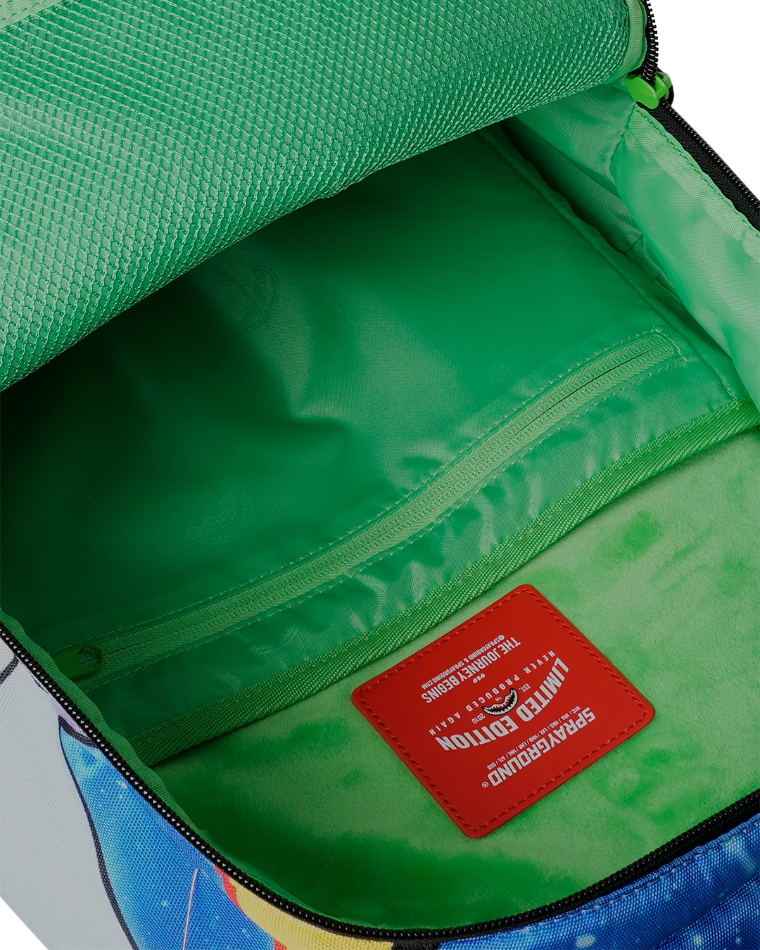 RICK AND MORTY SPLIT RICK HEAD GUTS BACKPACK