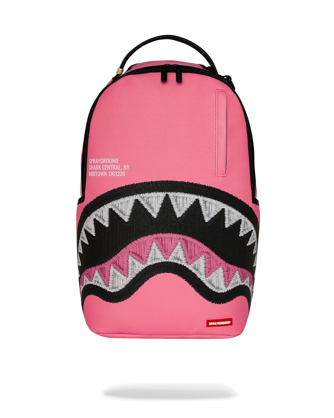 SHARK CENTRAL EMBROIDERED EFFECT BACKPACK