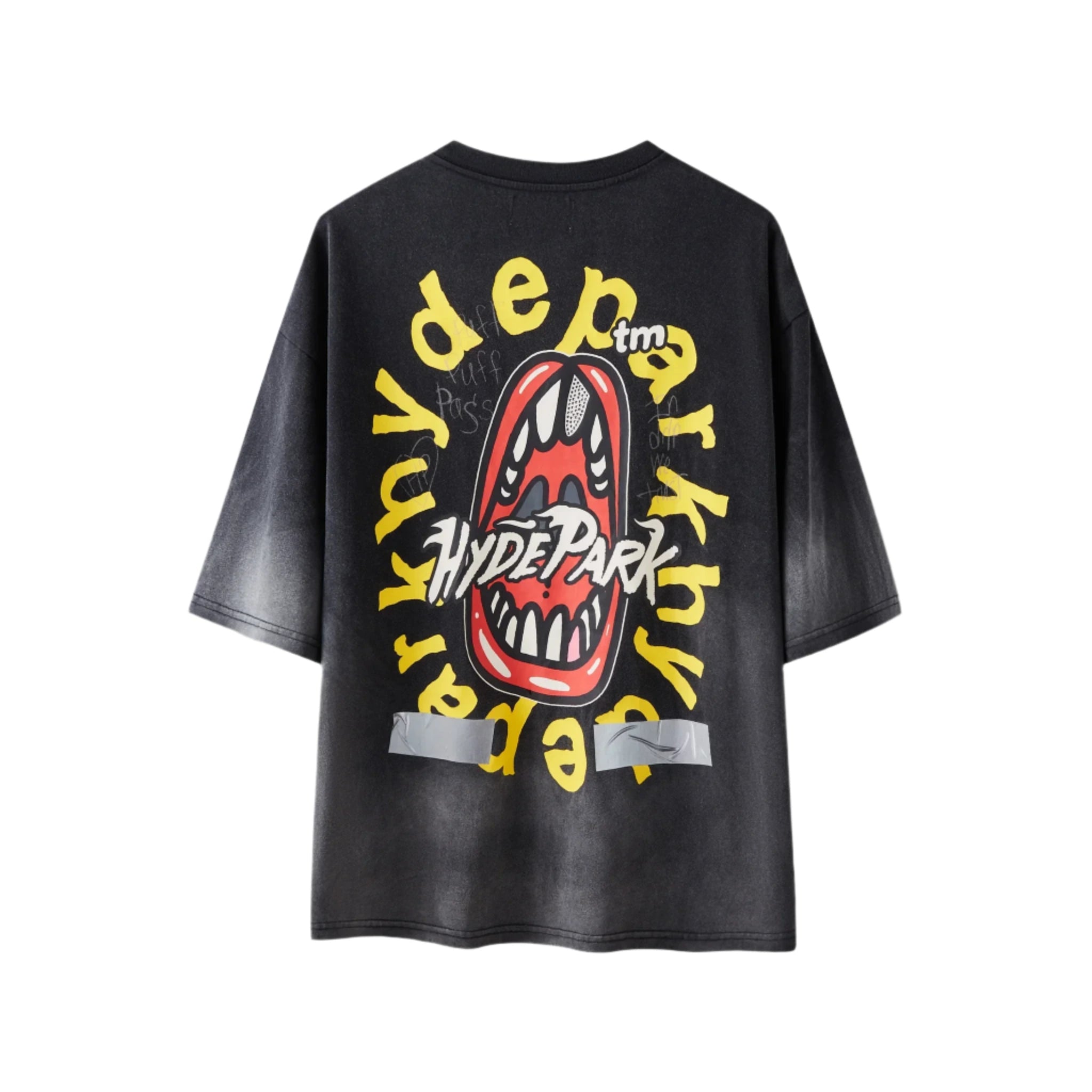 Hyde Park Black Money Where Your Mouth ls Tee