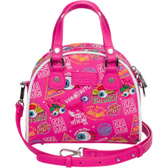 Von Dutch JAX HOT PINK BOWLING BAG SMALL