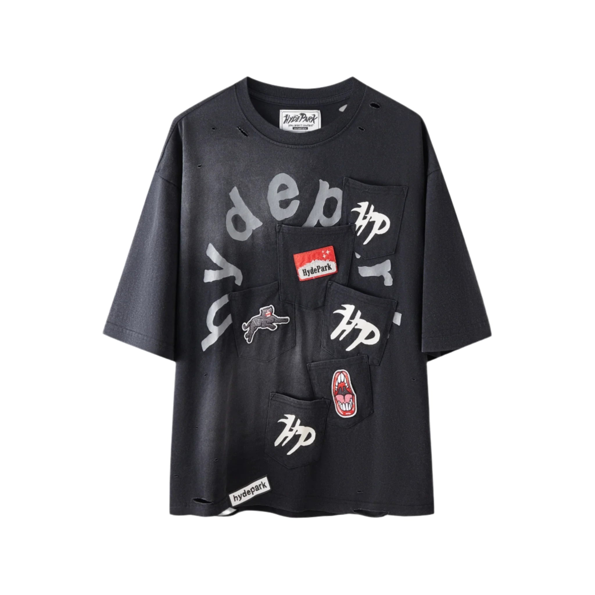Hyde Park Black Pockets Everywhere Tee