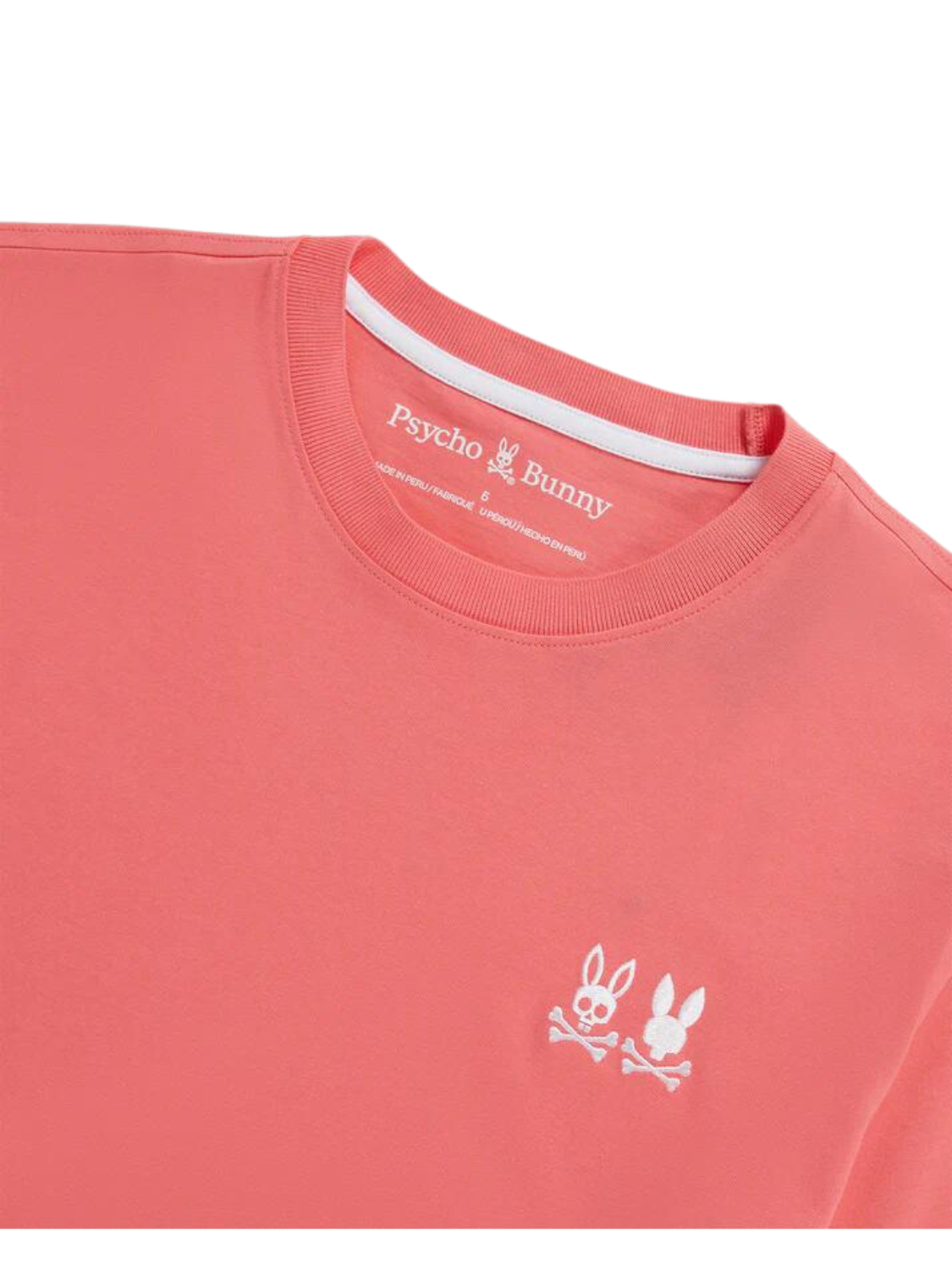 men's Kingwood tee with contrasting stripe along the cuffs and embroidered twin Bunny logo