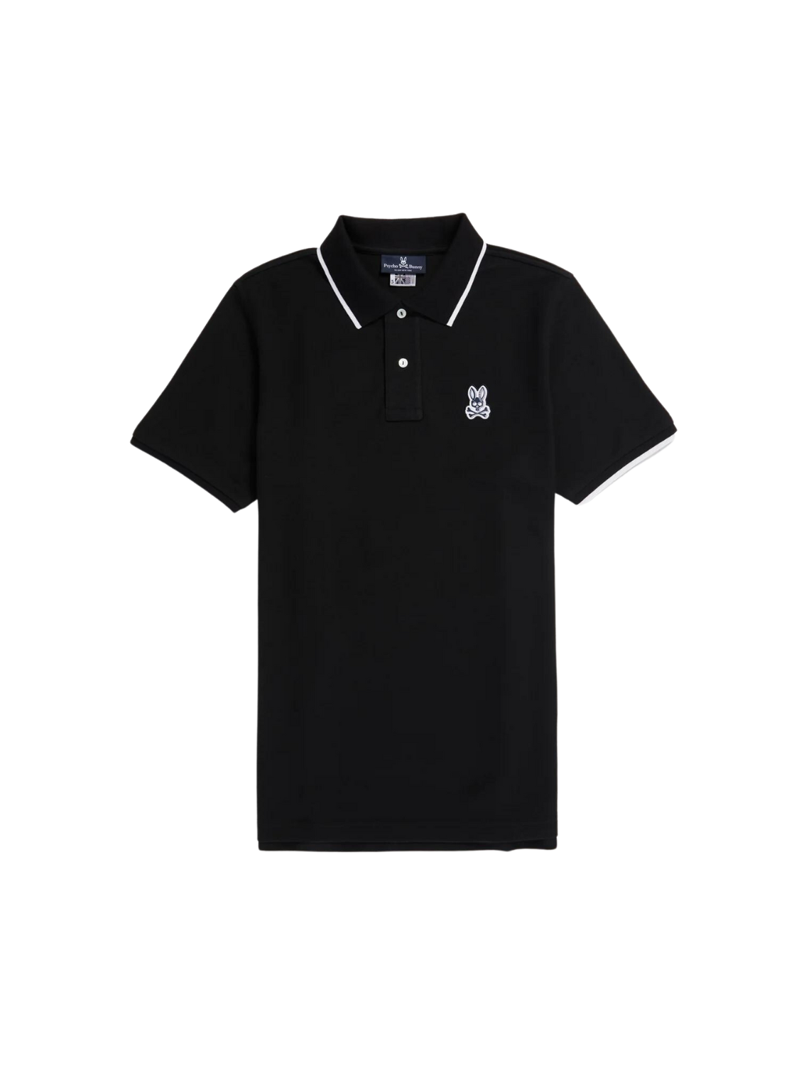 men's Serge Pique fashion polo boasts a crisp silhouette with understated contrasts at the collar and cuffs