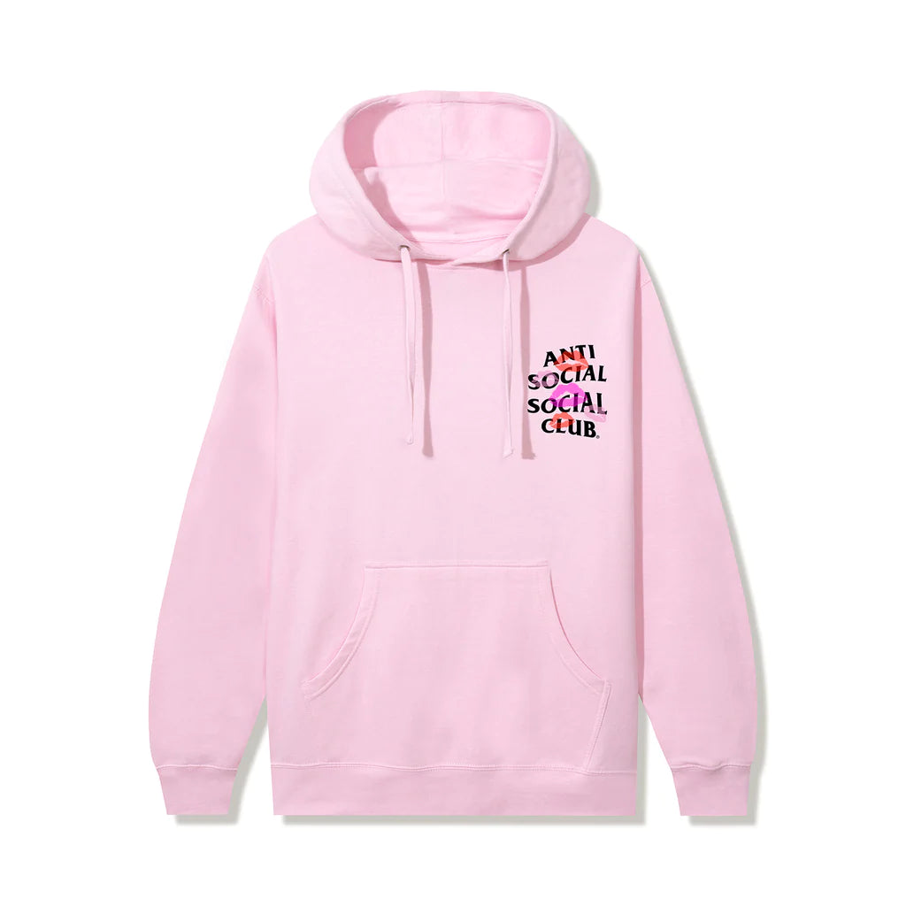 Anti Social Social Club Your Kiss Pink Hoodie Players Closet