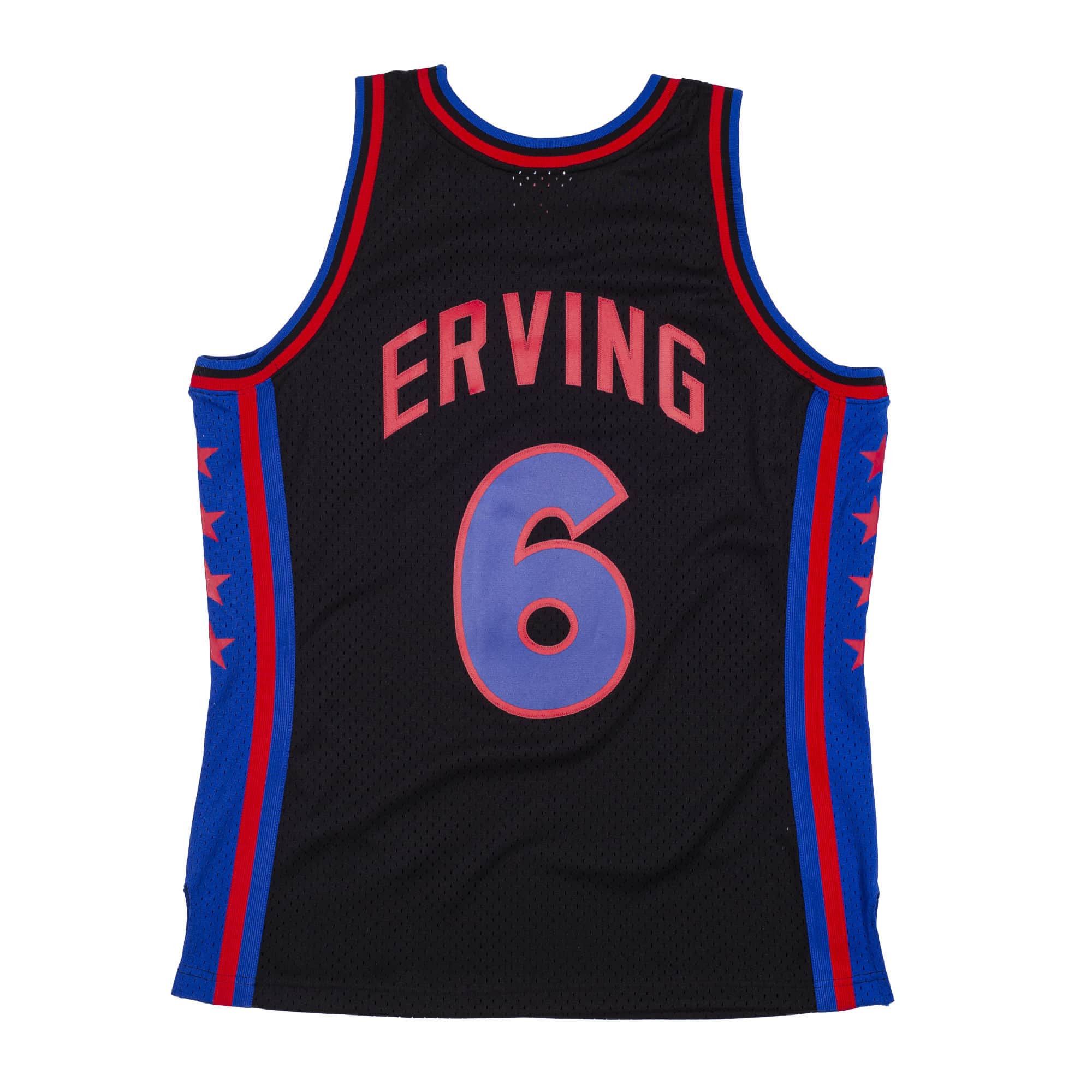 Men's Julius Erving #6 Red Private School Philadelphia 76ers Hardwood  Classics Jersey - Julius Erving 76ers Jersey - 76ers rocky jersey 